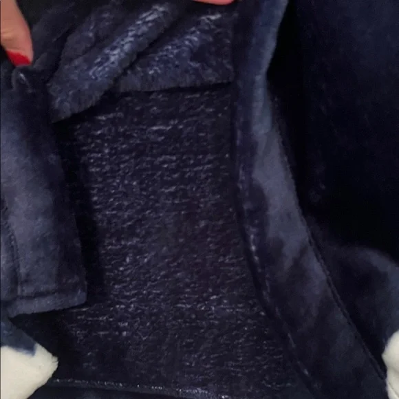 LOFT Navy and White Heart Sweatshirt - Picture 8 of 8